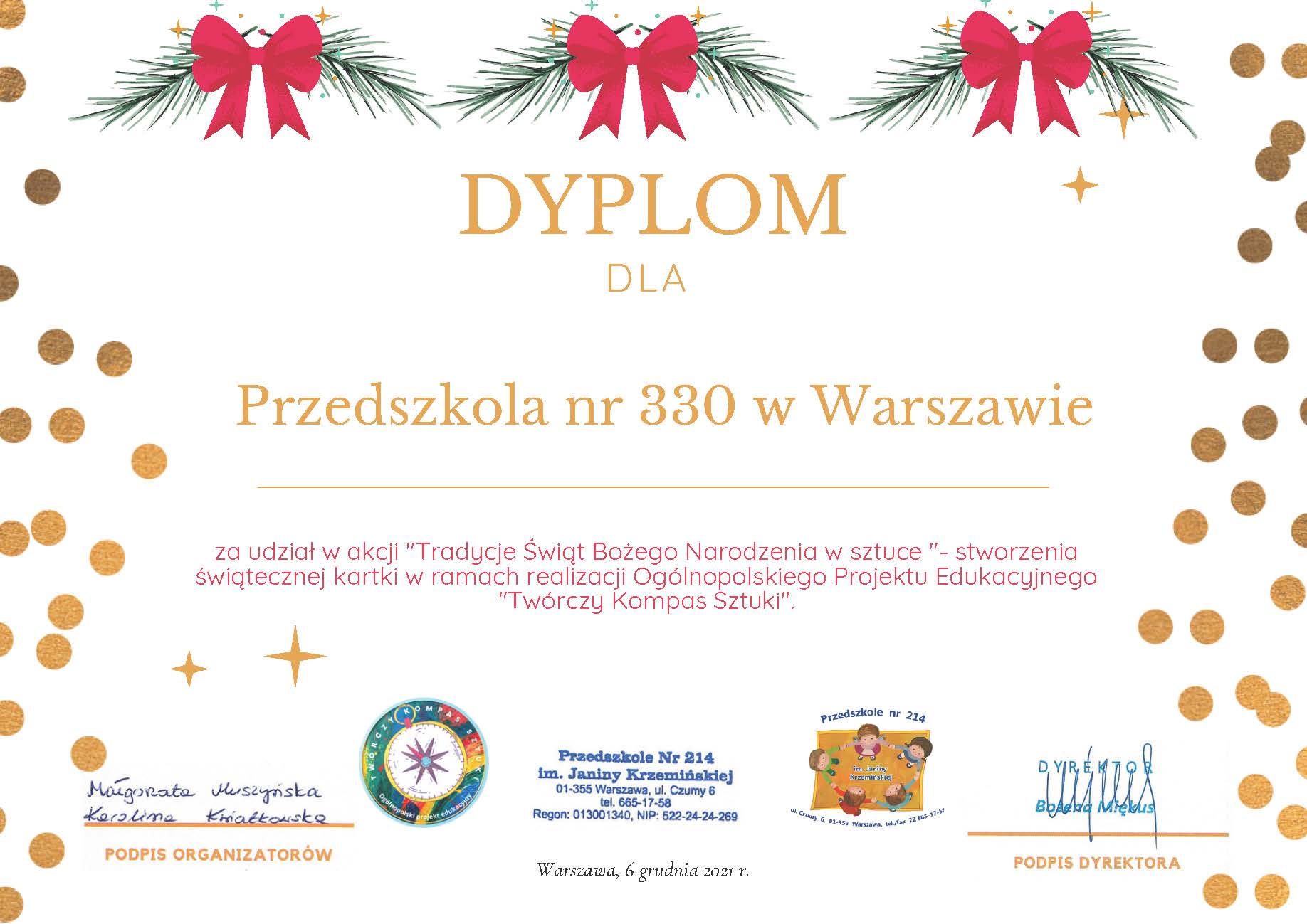 Read more about the article Akcja „Tradycje Świąt Bożego Narodzenia w sztuce”